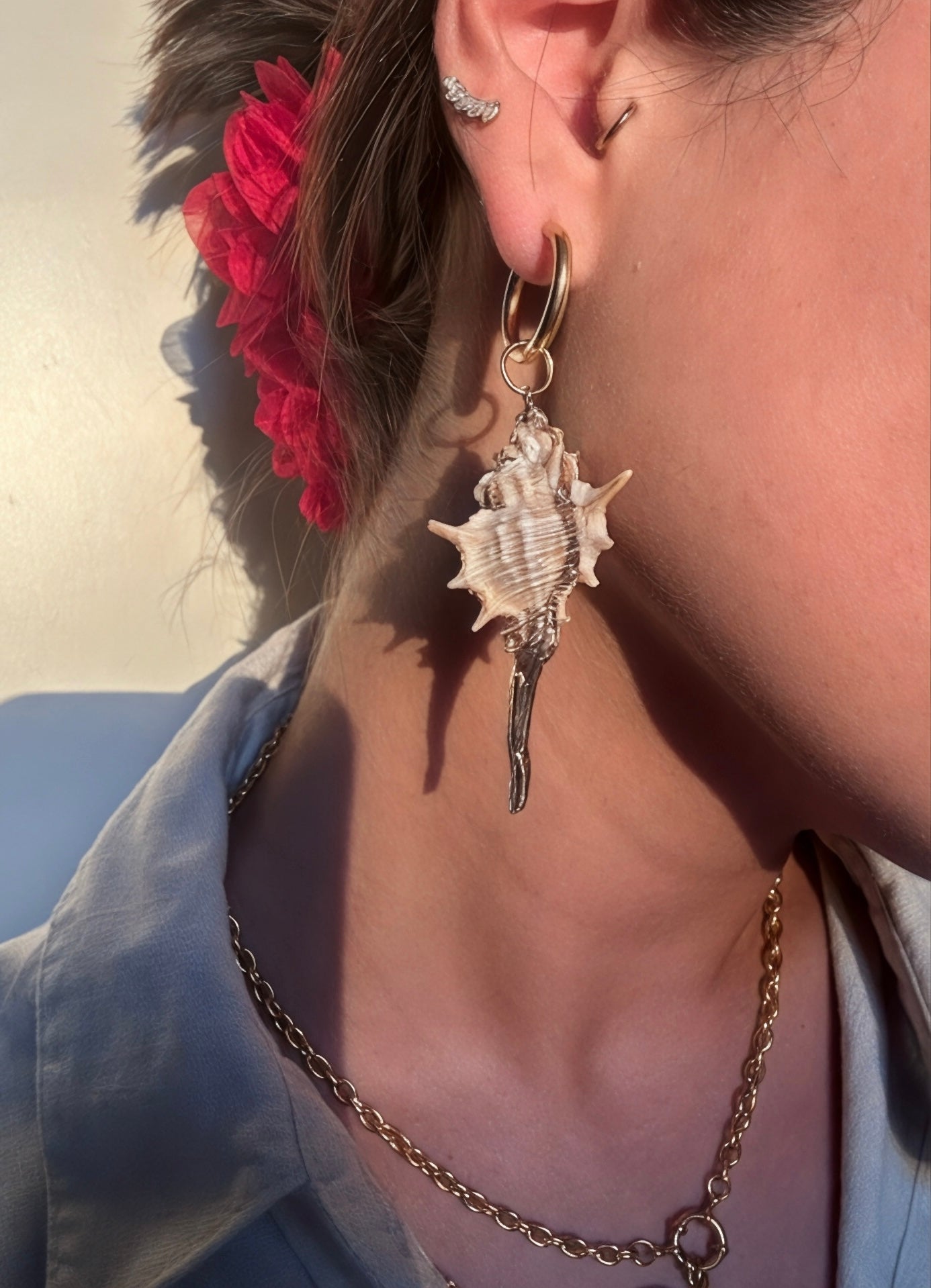 Amorgos Seashell Earrings