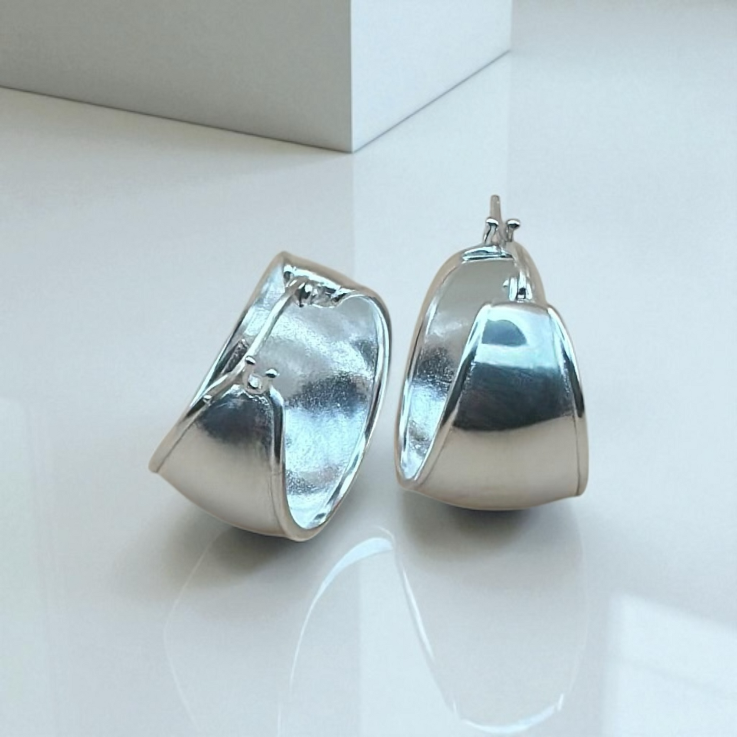 Chunky Hoop Earrings