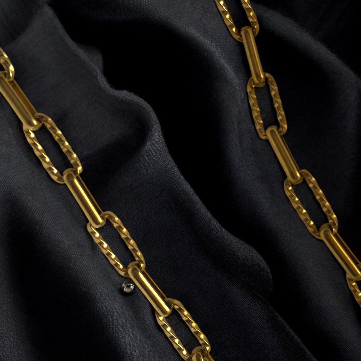 Nicky Gold Paperclip Chain Necklace