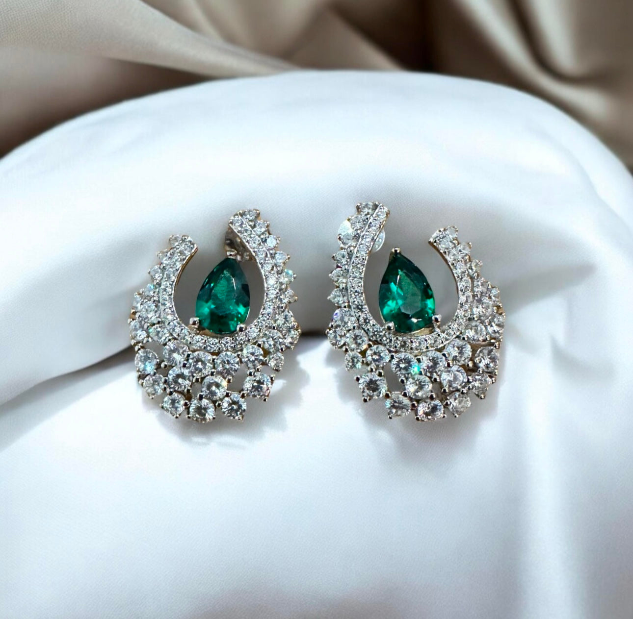 Velvet Green Earrings