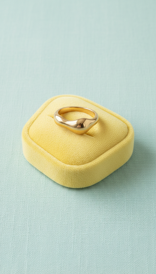 Brass Hoop Earrings With Asymmetric Detail