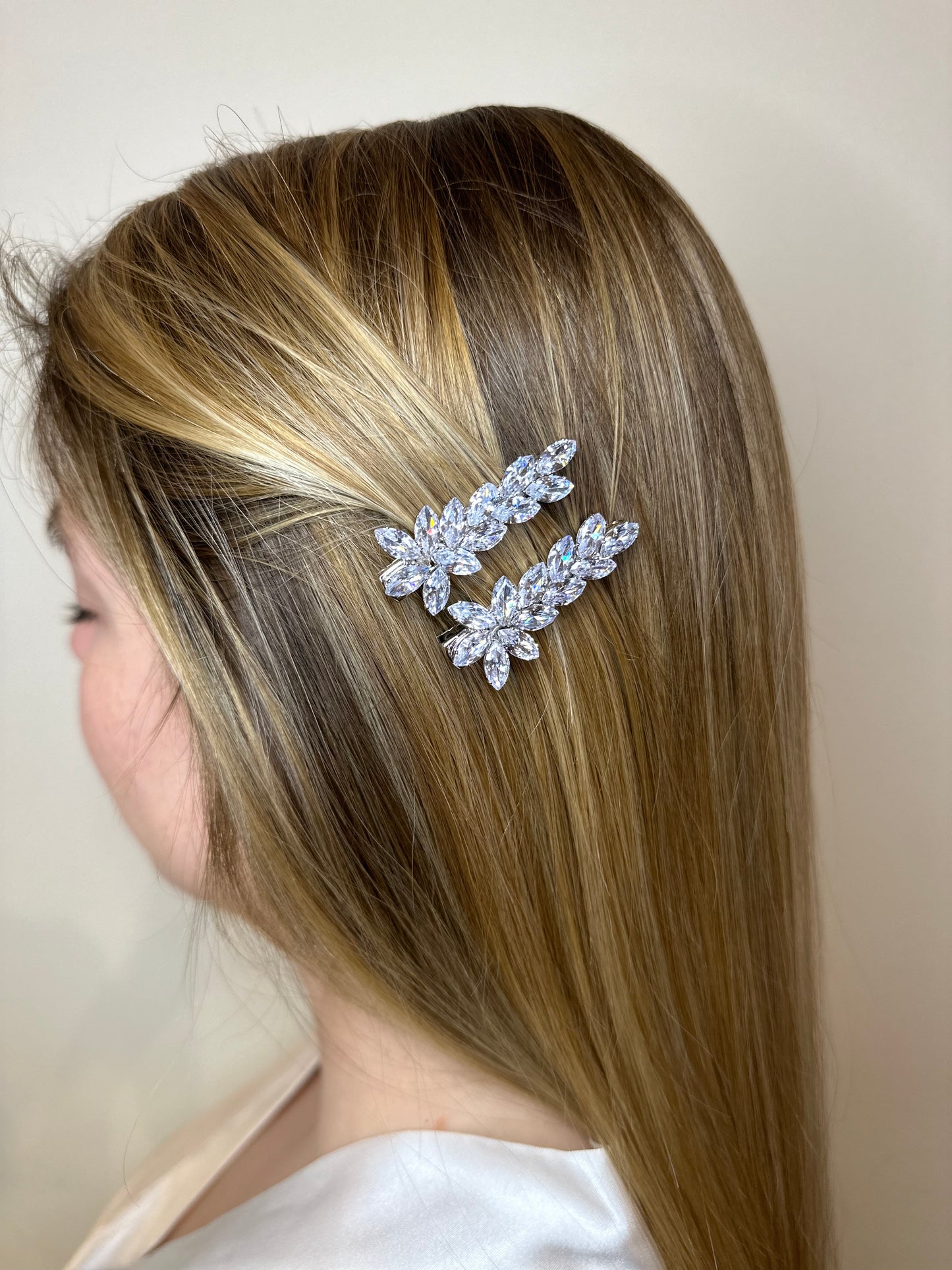 Rhinestone Hair Clips