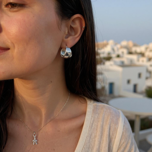 Chunky Hoop Earrings