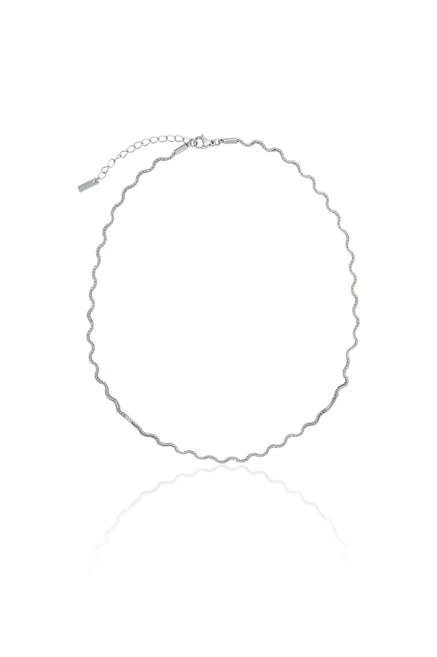 Zig-Zag Necklace Silver