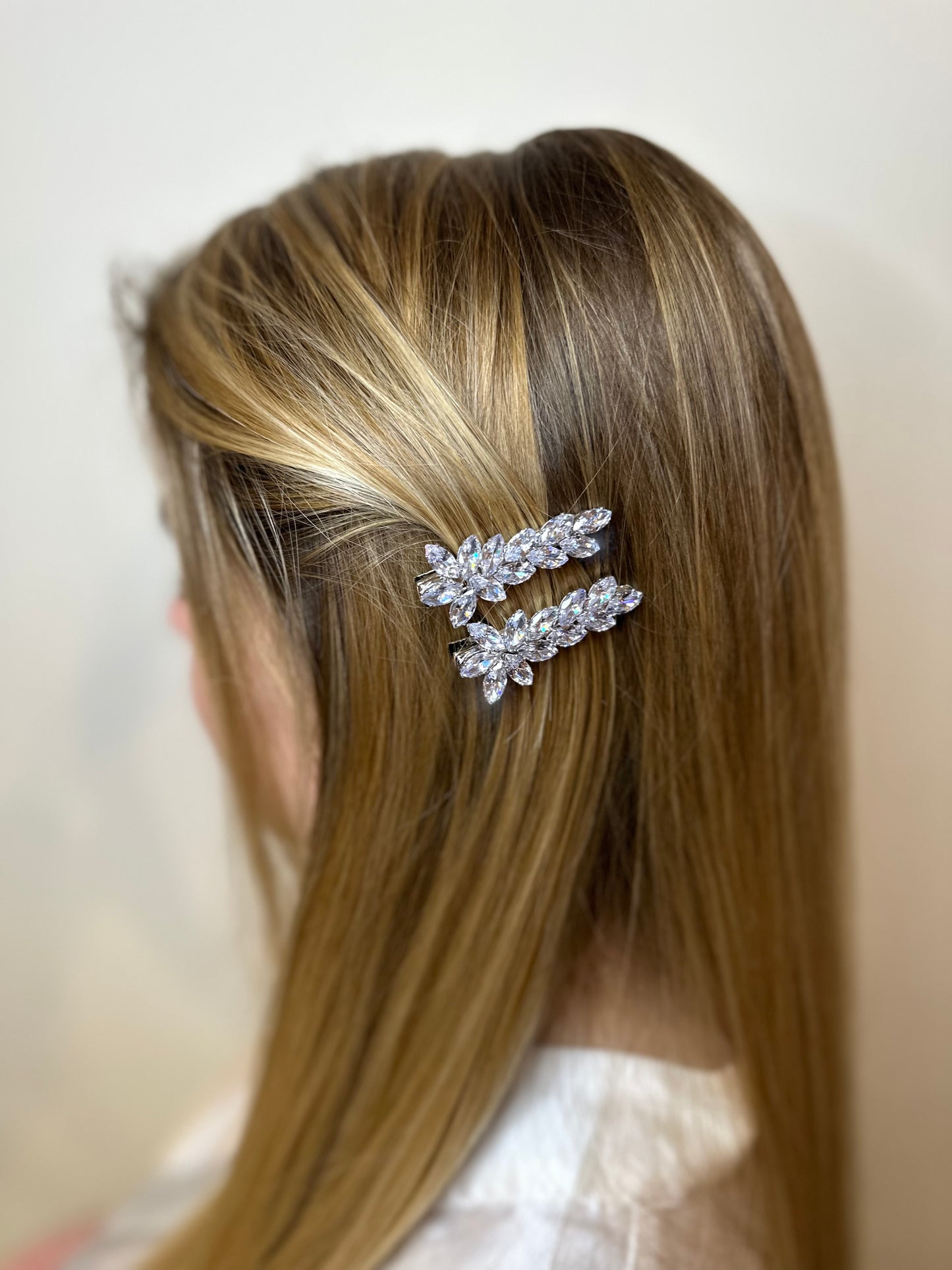 Rhinestone Hair Clips