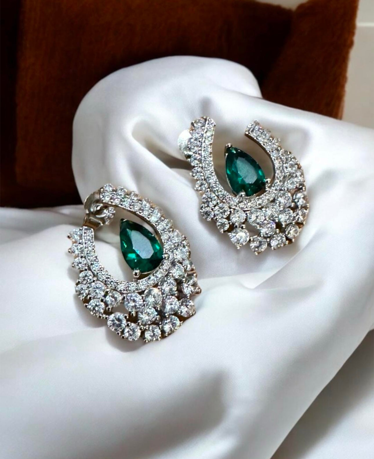 Velvet Green Earrings