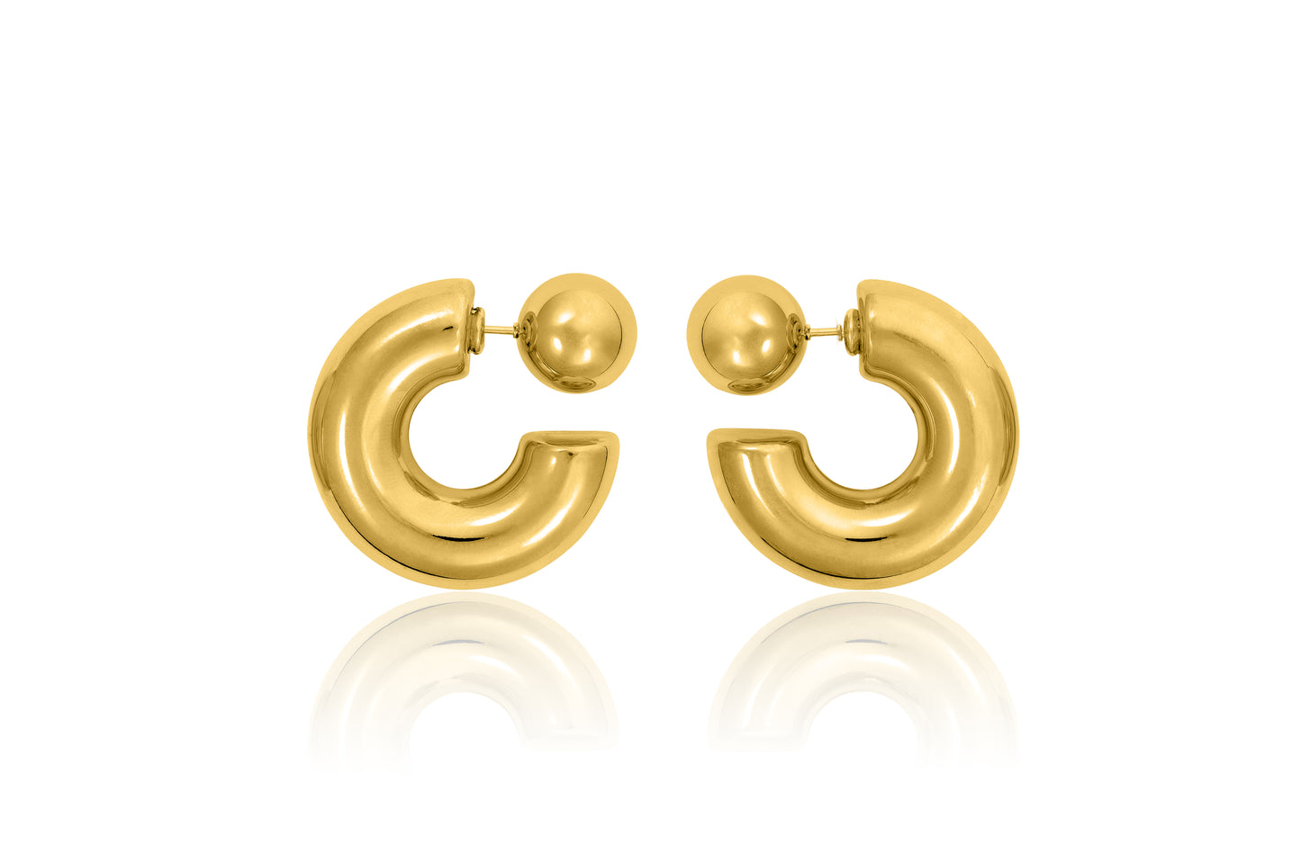 Neda Chunky Hoop Earrings