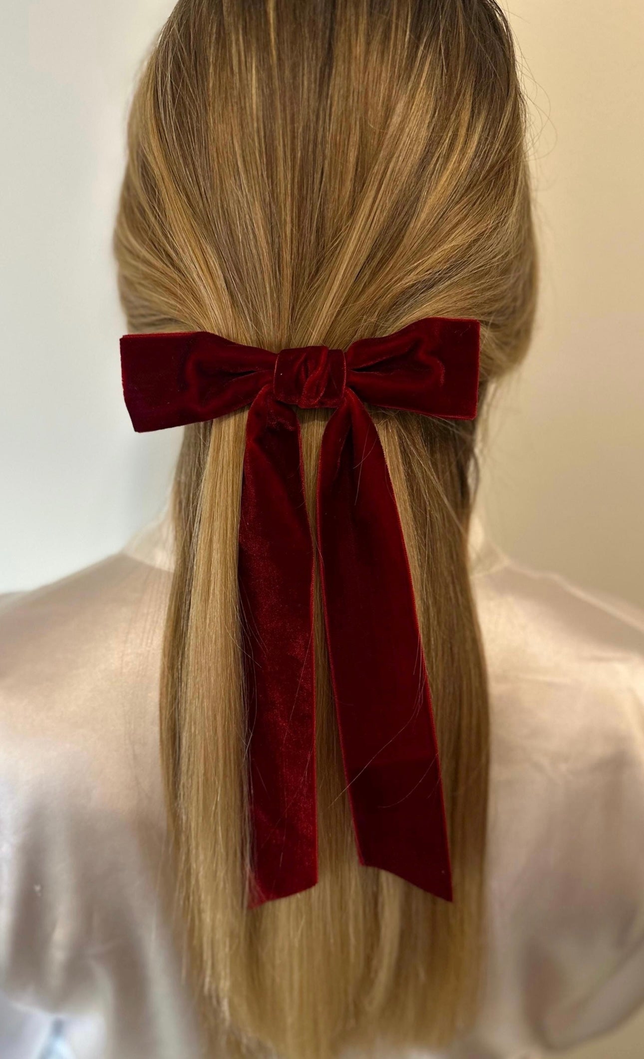 Velvet Bow Hair Clip