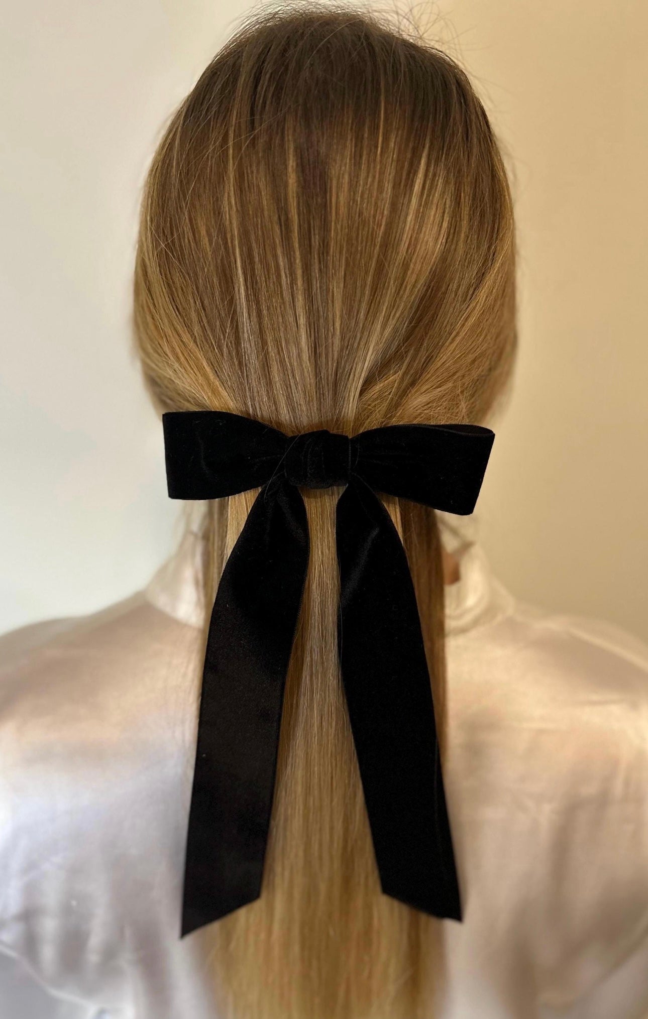 Velvet Bow Hair Clip