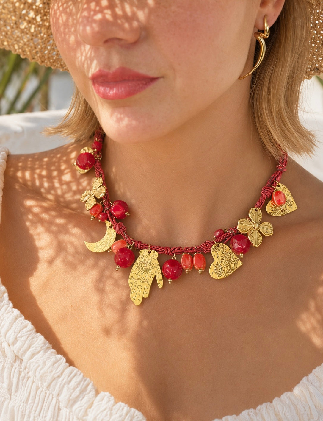 Cinnamon Charm Necklace