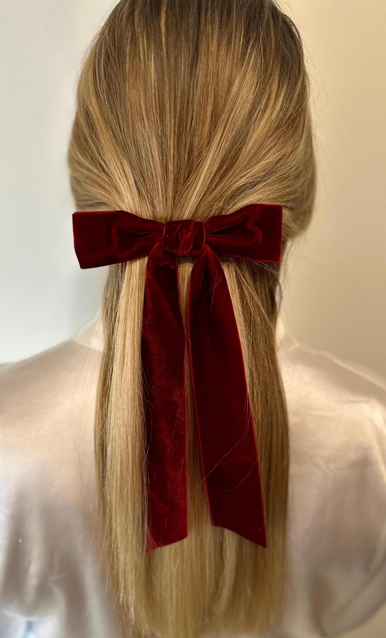 Velvet Bow Hair Clip