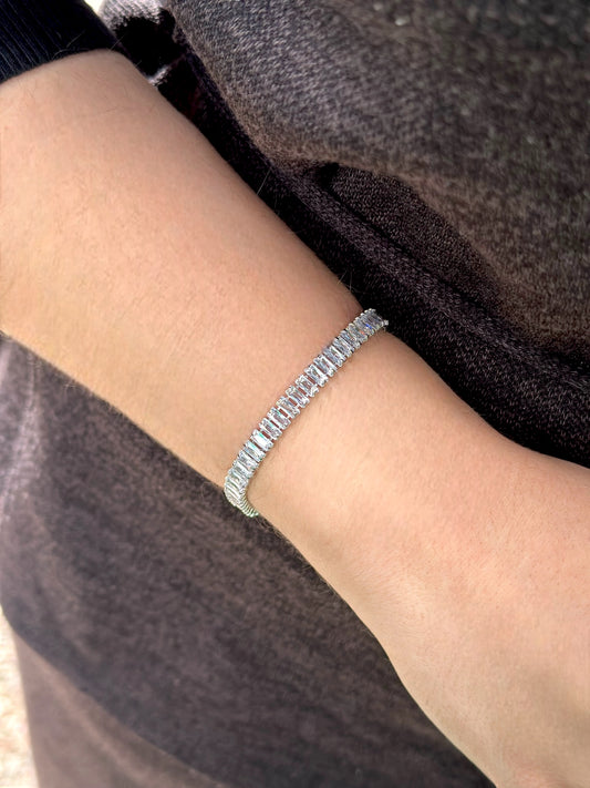 Tennis Rectangular Bracelet