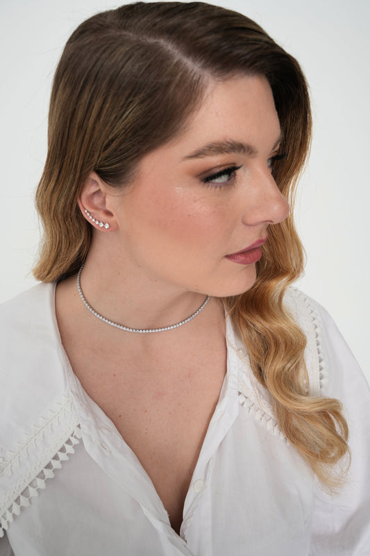 Tennis Classic Square Necklace 3mm