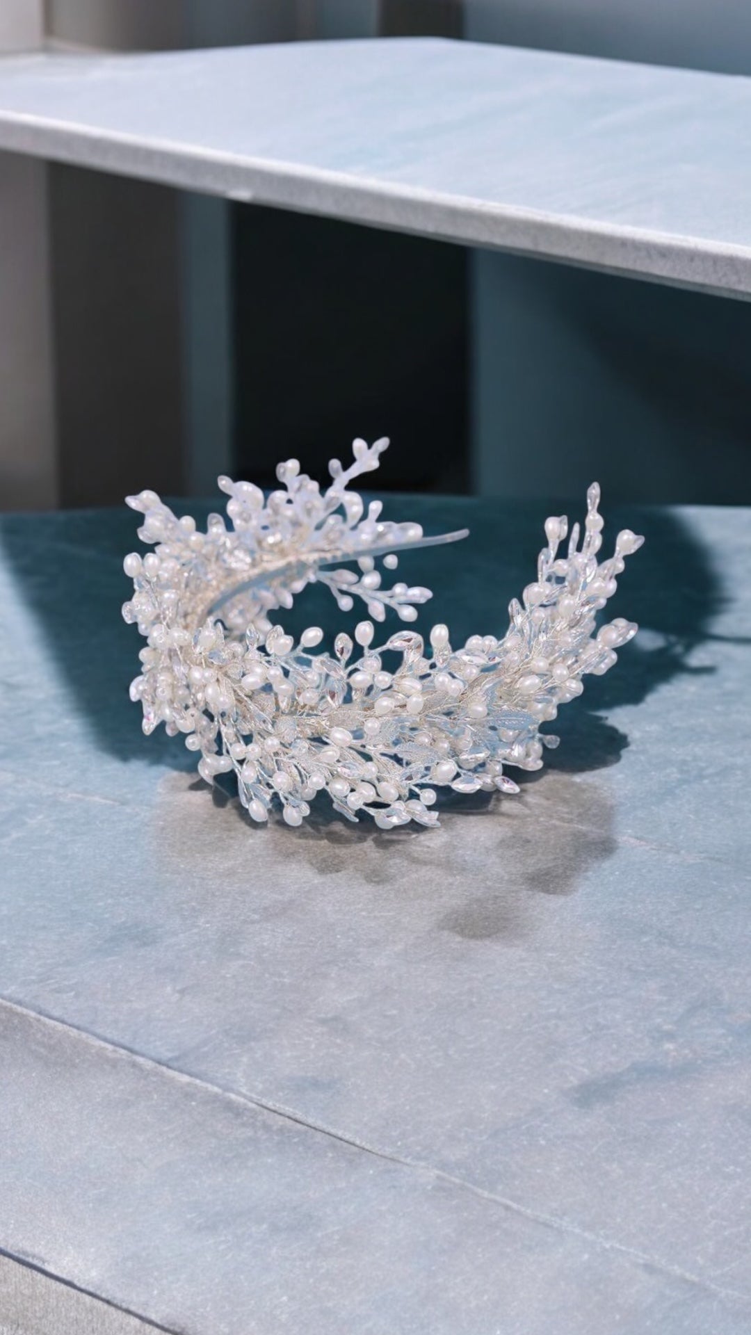 Swan Bridal Headband Tiara