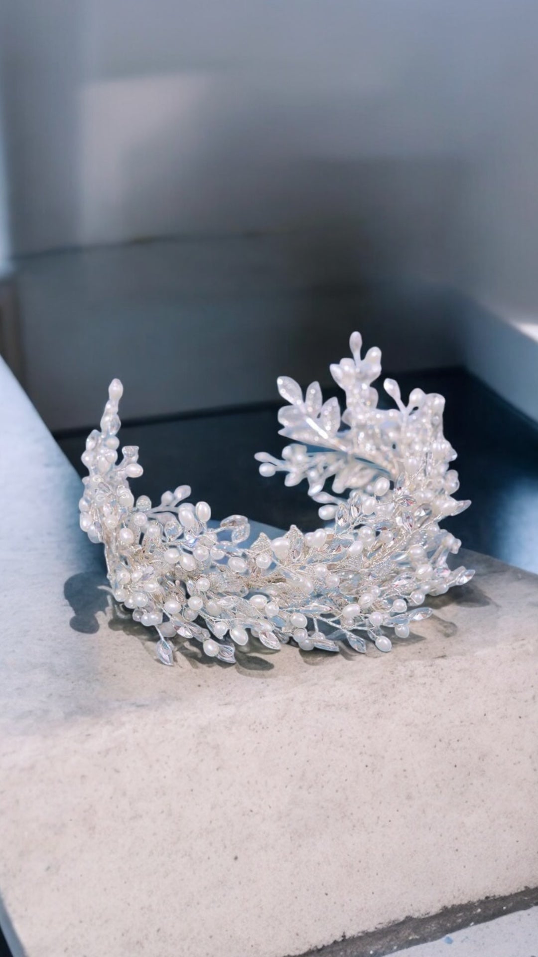 Swan Bridal Headband Tiara
